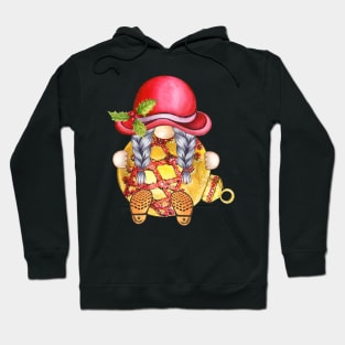 Lovely Christmas Gnome Girl Hoodie